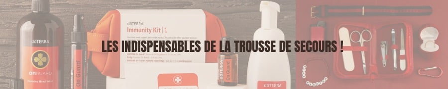 les indispensables de la trousse de secours